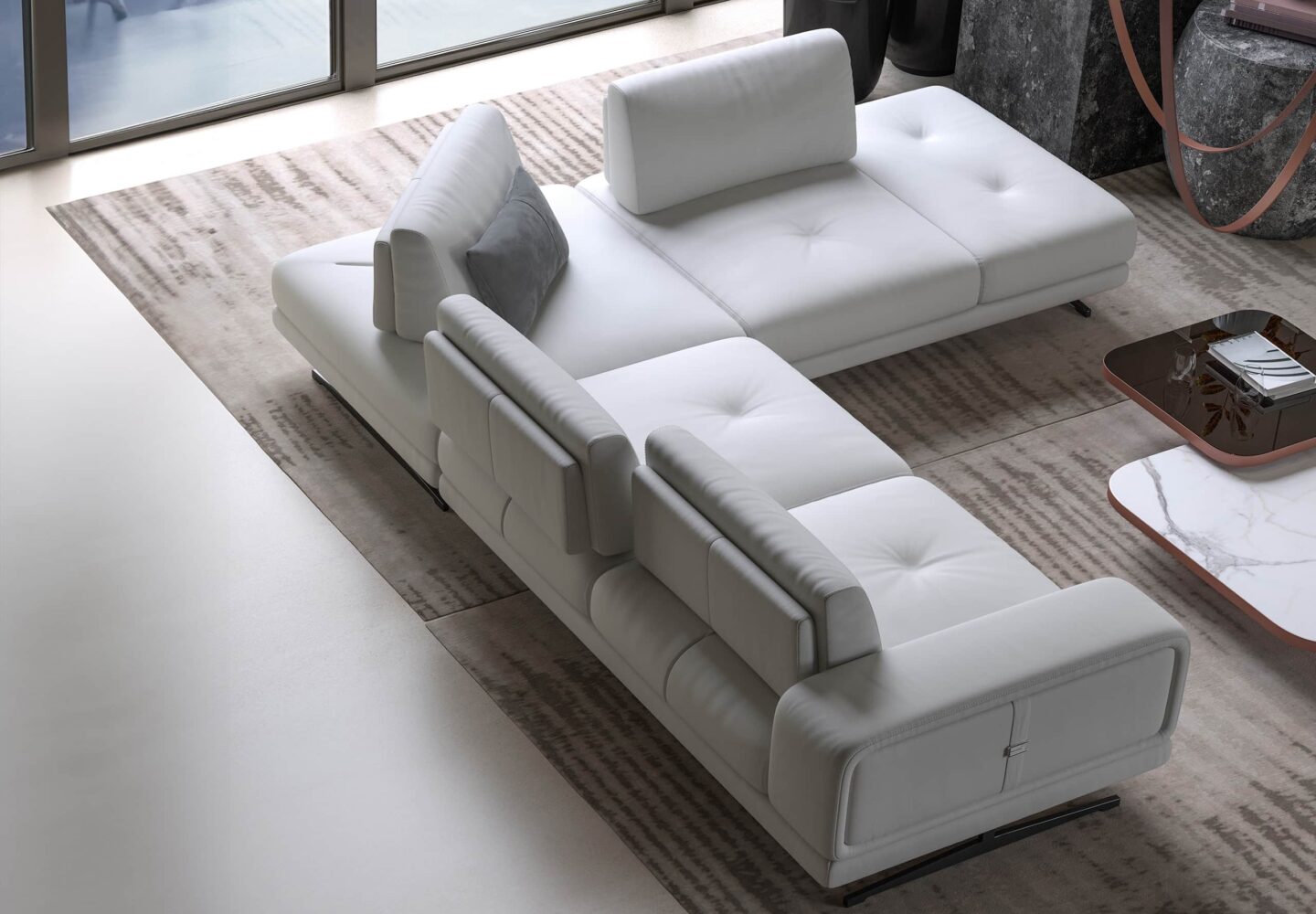 Estro-Milano-Spazio-IS306-R-Sectional-Macadamia-White-2