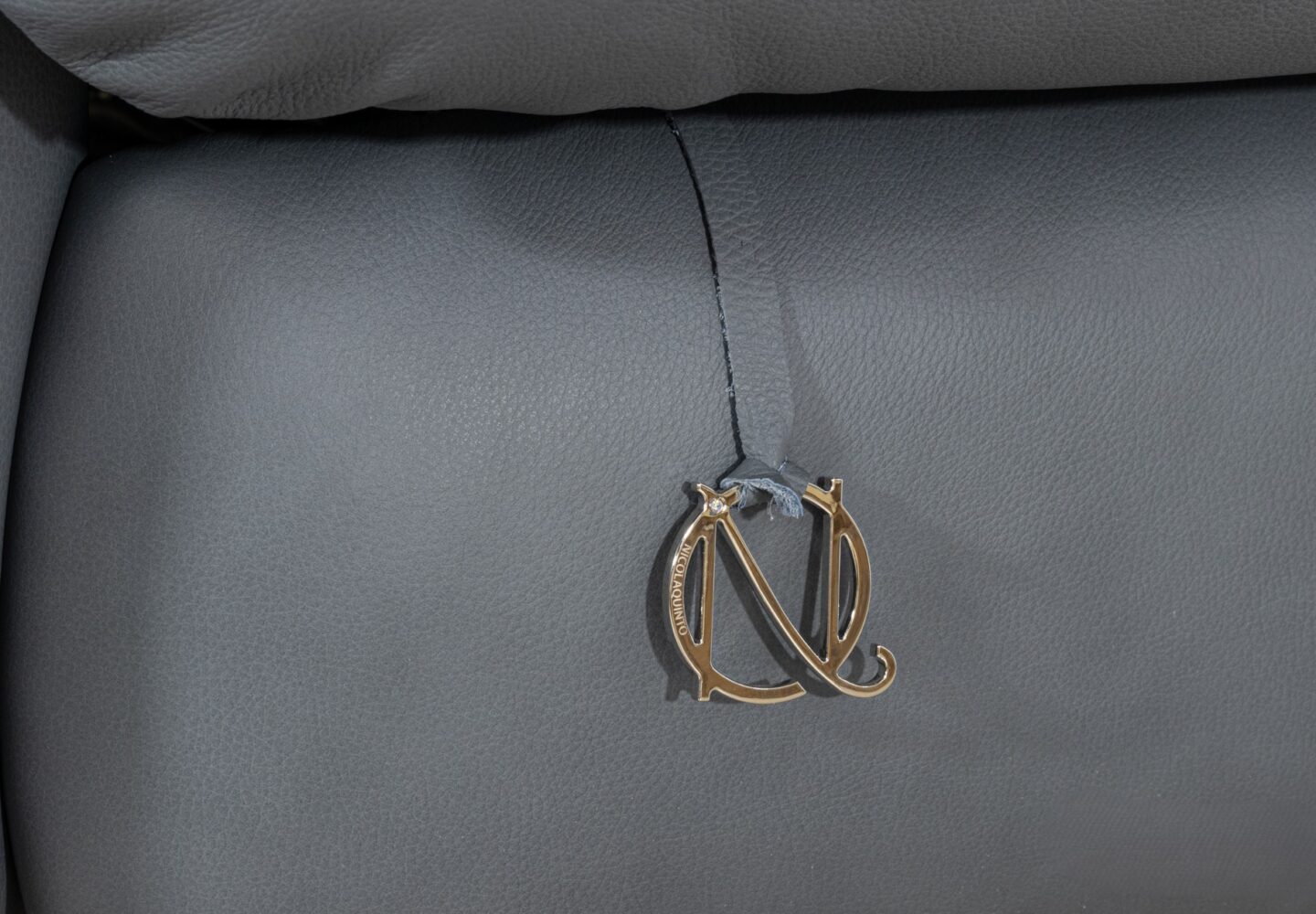 Birillo sofa bed in premium leather finish showcasing Italian craftsmanship