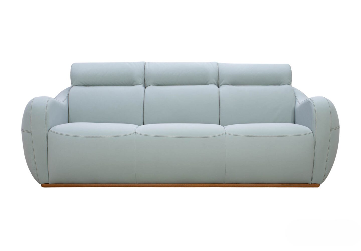 Bubble sofa front view with soft cushions and modern design