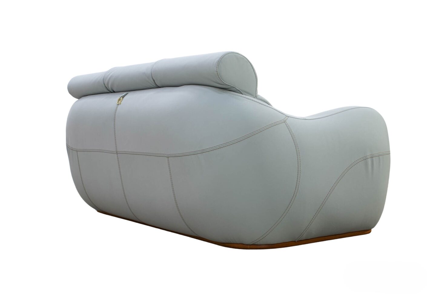 Bubble sofa back view with smooth curves and modern finish
