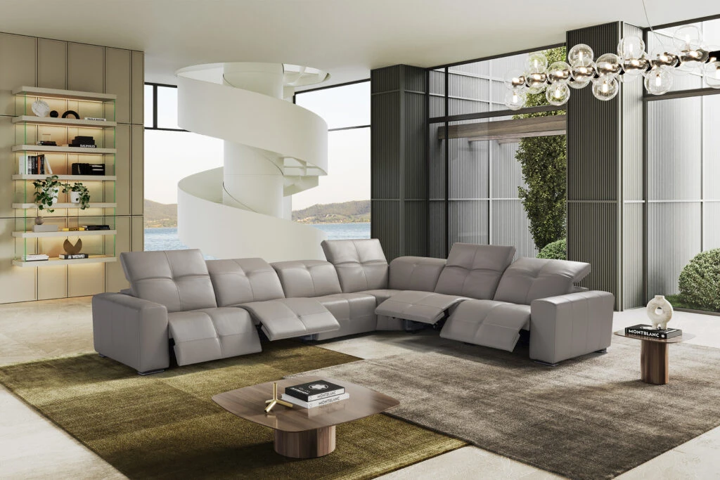 Premium Italian leather living room furniture