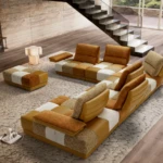 High End Furniture Stores Los Angeles – Leather Accents for Cozy Bedroom